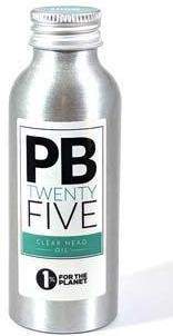 Clear Head Massage Oil - PB TwentyFive